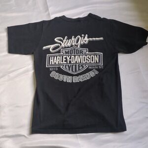 Vintage 90s Harley Davidson Sturgis Men's M Pocket Tee Motorcycle South Dakota
